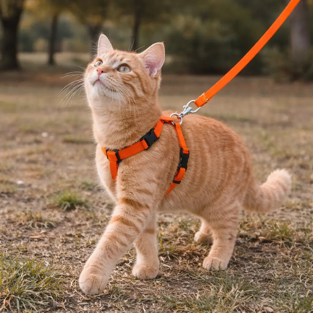 Harnais chat avec laisse – Essentiel ajustable | BASIC™