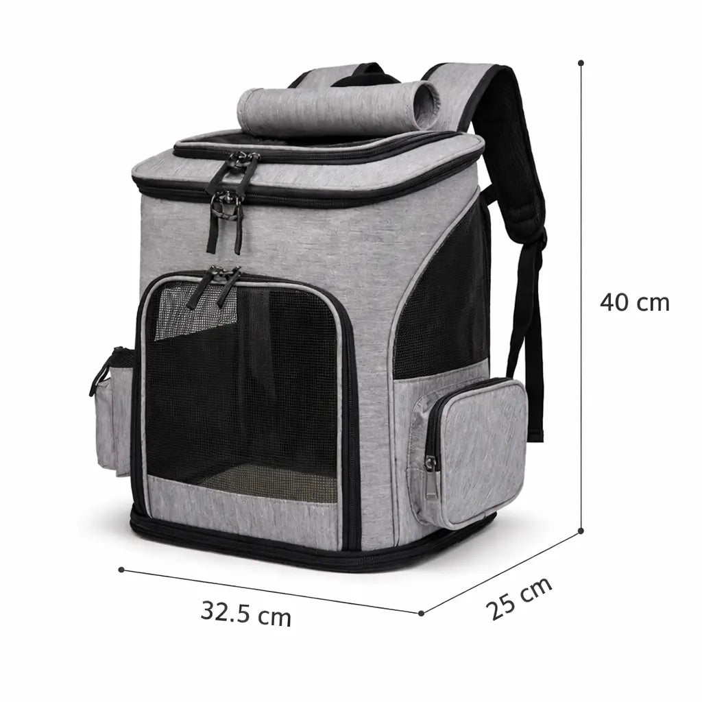 Sac à dos pour chat de transport extensible et respirant | NOVA