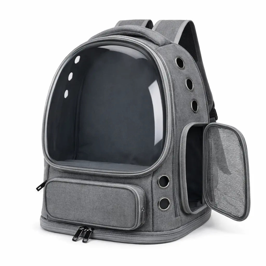 Sac à dos pour chat avec bulle panoramique respirante | ASTRA
