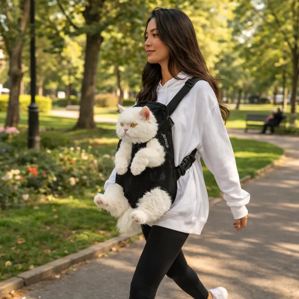 Sac à dos chat confortable promenade mains libres | MINI