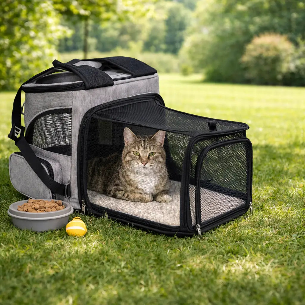 Sac à dos pour chat de transport extensible et respirant | NOVA