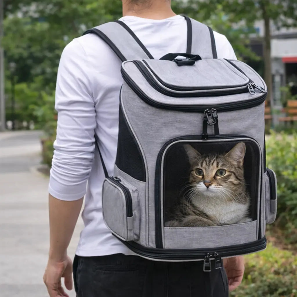Sac à dos pour chat de transport extensible et respirant | NOVA